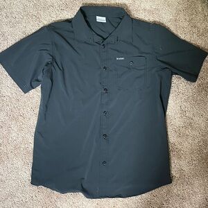 Columbia Men's Dark Gray Short Sleeve Shirt